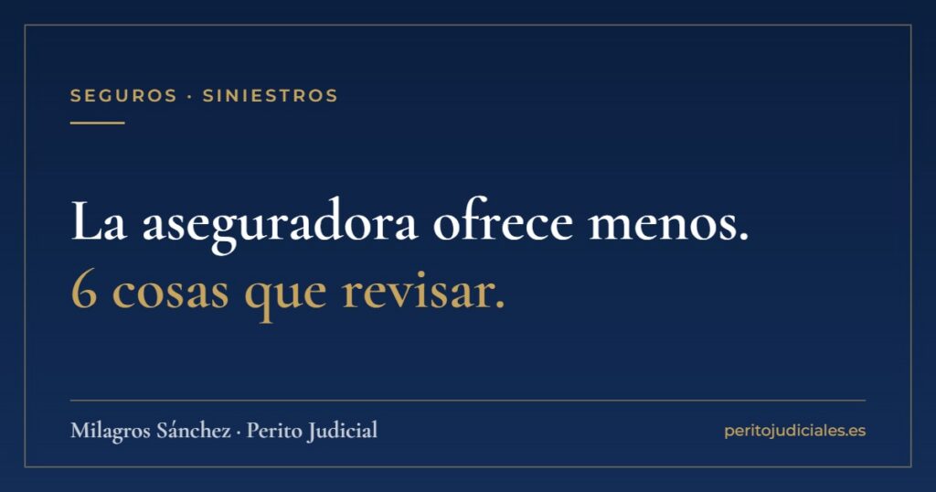 La aseguradora ofrece menos. 6 cosas que revisar.