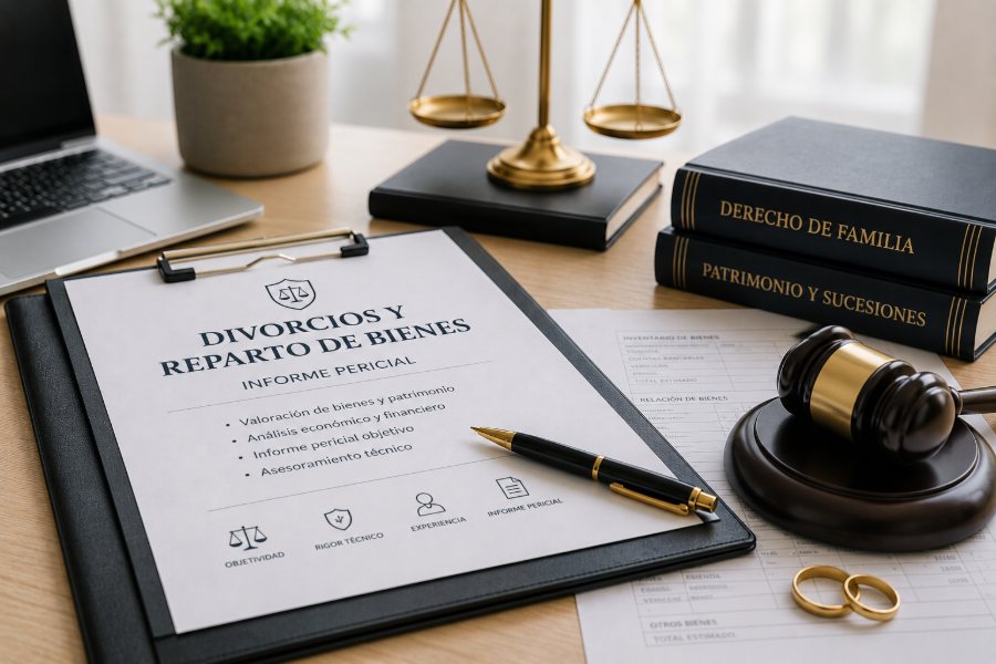 Divorcios y reparto de bienes