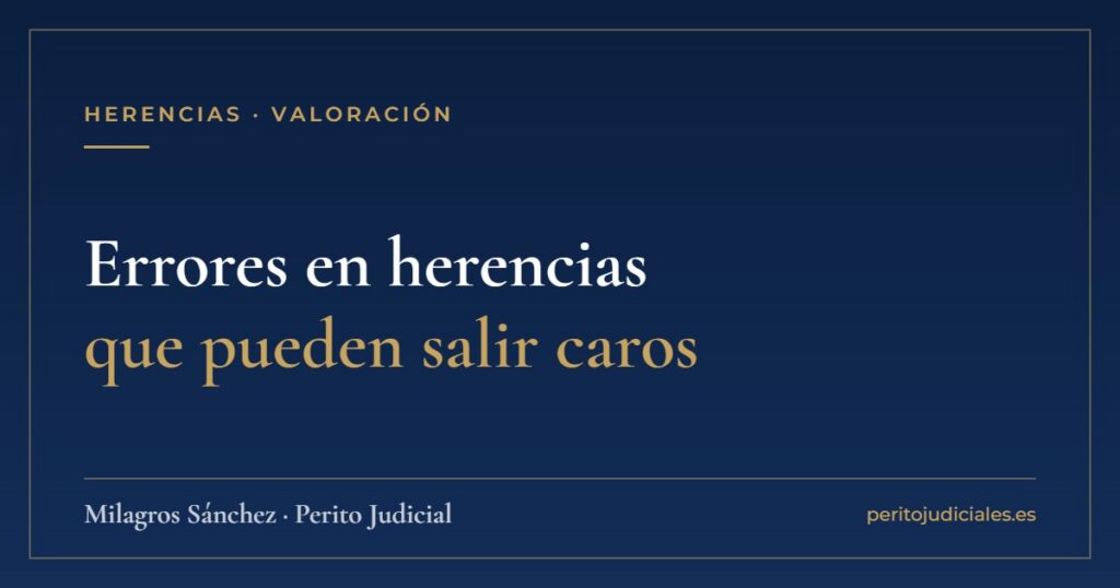 Errores en herencias que pueden salir caros