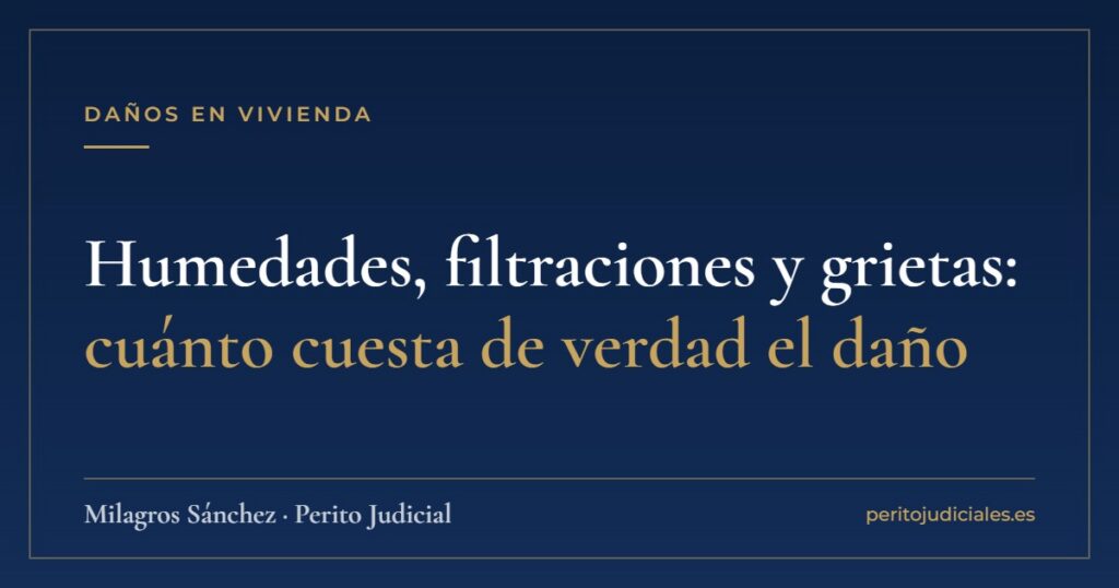 Humedades, filtraciones y grietas: cuánto cuesta de verdad el daño